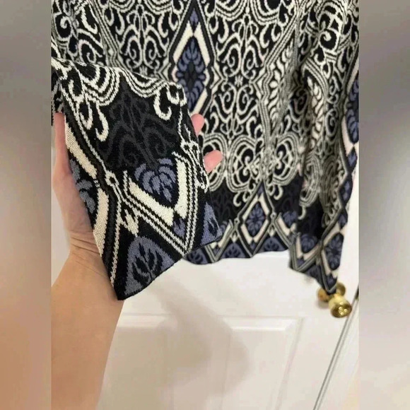 Intiwara | 100% Pima Cotton Button Front Cardigan Size L - Picture 8 of 11